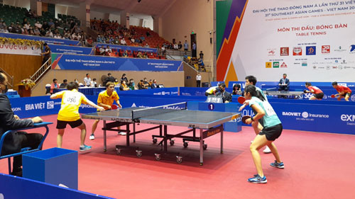 SEA Games 31: Singapore, Thailand qualify for semi-finals of table tennis’ mixed doubles